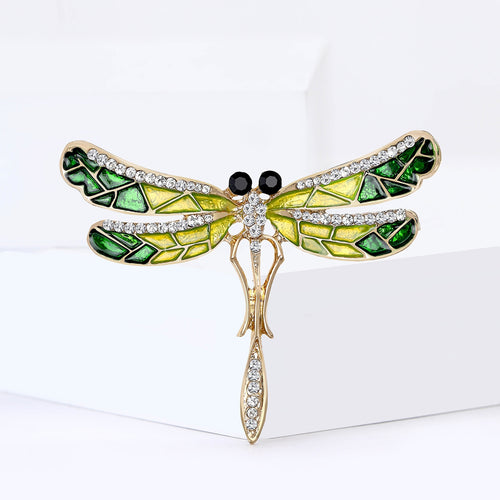 Alloy Insect Dragonfly Brooch Scarf Buckle For Fashion Apparel