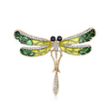 Alloy Insect Dragonfly Brooch Scarf Buckle For Fashion Apparel view 1