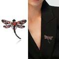 Alloy Dragonfly Insect Brooch Pin For Fashion Garment Accessories view 2