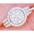 Micro Pave Full Cubic Zirconia Women Ring, Engagement Party Celebration Fashion Jewelry Accessory view 4