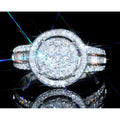 Micro Pave Full Cubic Zirconia Women Ring, Engagement Party Celebration Fashion Jewelry Accessory view 1