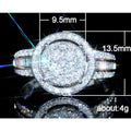 Micro Pave Full Cubic Zirconia Women Ring, Engagement Party Celebration Fashion Jewelry Accessory view 5