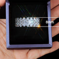 Luxury Double Row Full Paved Round Zircon Ring Silver Plated Copper Women's Finger Jewelry view 5