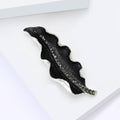 Alloy Rhinestone Leaf Brooch For Elegant Women's Clothing Accessories view 4