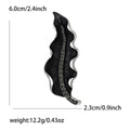 Alloy Rhinestone Leaf Brooch For Elegant Women's Clothing Accessories view 5
