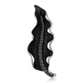 Alloy Rhinestone Leaf Brooch For Elegant Women's Clothing Accessories view 1