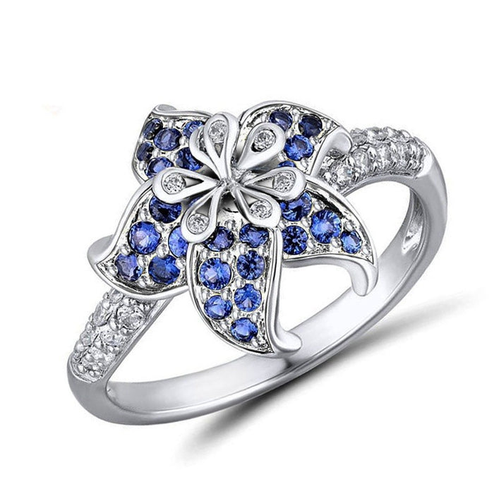 Sexy Mandala Flower Women's Ring, Korean Dongdaemun Style Fashion Jewelry Accessory