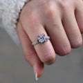 Sexy Mandala Flower Women's Ring, Korean Dongdaemun Style Fashion Jewelry Accessory view 4