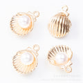 Gold Zinc Alloy Charm Pendant No.078631 for DIY Necklace Bracelet Jewelry Making view 2