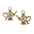 Zinc Alloy Teapot Charm Pendant for DIY Necklace Bracelet Jewelry Making view 3
