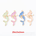 Zinc Alloy Mermaid Charm Pendant No.503048 for DIY Necklace Bracelet Jewelry Making view 1
