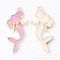 Zinc Alloy Mermaid Charm Pendant No.503048 for DIY Necklace Bracelet Jewelry Making view 4