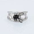 Creative 3D Black Spider Web Ring Cross Border Fashion Trendy Accessory For Men And Women view 4