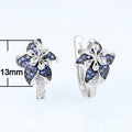 Flower Fairy Series Sexy Blooming Datura Earrings, Chic French Style Versatile Women's Ear Jewelry view 5