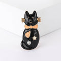 Metal Alloy Enamel Kitten Brooch Pin For Cute Apparel Decoration view 1