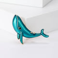 Alloy Enamel Dolphin Brooch Pin For Simple Apparel Decoration view 1