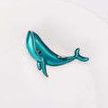 Alloy Enamel Dolphin Brooch Pin For Simple Apparel Decoration view 5