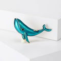 Alloy Enamel Dolphin Brooch Pin For Simple Apparel Decoration view 4