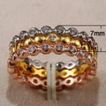 European Fashion Zircon Anniversary Promise Ring For Women Proposal Gift Jewelry view 5