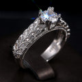 Creative Double Row Zircon Full Stone Willow Branch Ring, Fashion Women's Hand Jewelry view 1