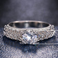 Creative Double Row Zircon Full Stone Willow Branch Ring, Fashion Women's Hand Jewelry view 5