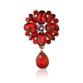 Alloy Rhinestone Glass Brooch Pin For Dresses And Suits view 5