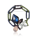 Alloy Rhinestone Chain Bow Brooch For Women's Clothing Decoration view 1