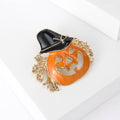Alloy Enamel Halloween Pumpkin Brooch Pin For Festive Apparel Accessories view 3