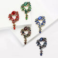 Alloy Rhinestone Hanging Basket Brooch For Cardigan And Coat view 2