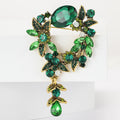 Alloy Rhinestone Hanging Basket Brooch For Cardigan And Coat view 3