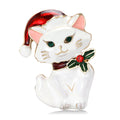 Alloy Enamel Cat Brooch Pin For Cute Women's Clothing Accessories view 1