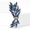 Alloy Crystal Sparkling Brooch Pin For Coats And Apparel view 4