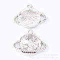 Zinc Alloy Planet Charm Pendant No.733460 for DIY Necklace Bracelet Jewelry Making view 3