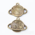 Zinc Alloy Planet Charm Pendant No.733460 for DIY Necklace Bracelet Jewelry Making view 2
