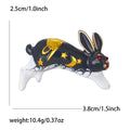 Alloy Enamel Rabbit Brooch For Cute Women Clothing Decoration view 5