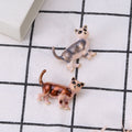 Alloy Enamel Cartoon Dog Brooch Pin For Casual Apparel Accessories view 4