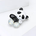 Alloy Enamel Panda Brooch Pin For Suits And Cardigans view 2