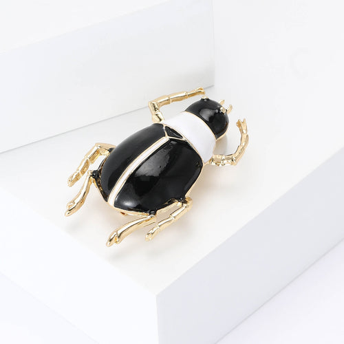 Alloy Enamel Beetle Lapel Pin For Men And Women Apparel Brooch