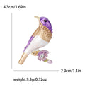 Alloy Enamel Bird Brooch For Simple Clothing Decoration view 6