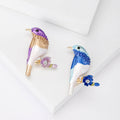 Alloy Enamel Bird Brooch For Simple Clothing Decoration view 1