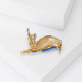 Alloy Enamel Bird Brooch For Simple Clothing Decoration view 3