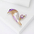 Alloy Enamel Bird Brooch For Simple Clothing Decoration view 5