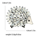 Alloy Rhinestone Hedgehog Brooch Pin For Suit And Cardigan Decoration view 6