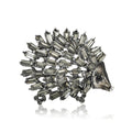 Alloy Rhinestone Hedgehog Brooch Pin For Suit And Cardigan Decoration view 5