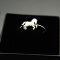 Silver Horse Success Ring European Simple Fashion Men's Finger Ring Jewelry view 4