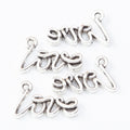 Zinc Alloy LOVE Letters Charm Pendant No.246062 for DIY Necklace Bracelet Jewelry Making view 3