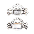 DIY Vintage Alloy Crab Charms For Bracelet Necklace Pendant Jewelry Making Accessories view 4