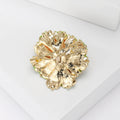 Alloy Flower Brooch For Fresh Style Garment Accessories view 3