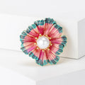 Alloy Flower Brooch For Fresh Style Garment Accessories view 5