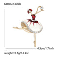 Alloy Enamel Ballet Girl Brooch For Women's Apparel Accessories view 6